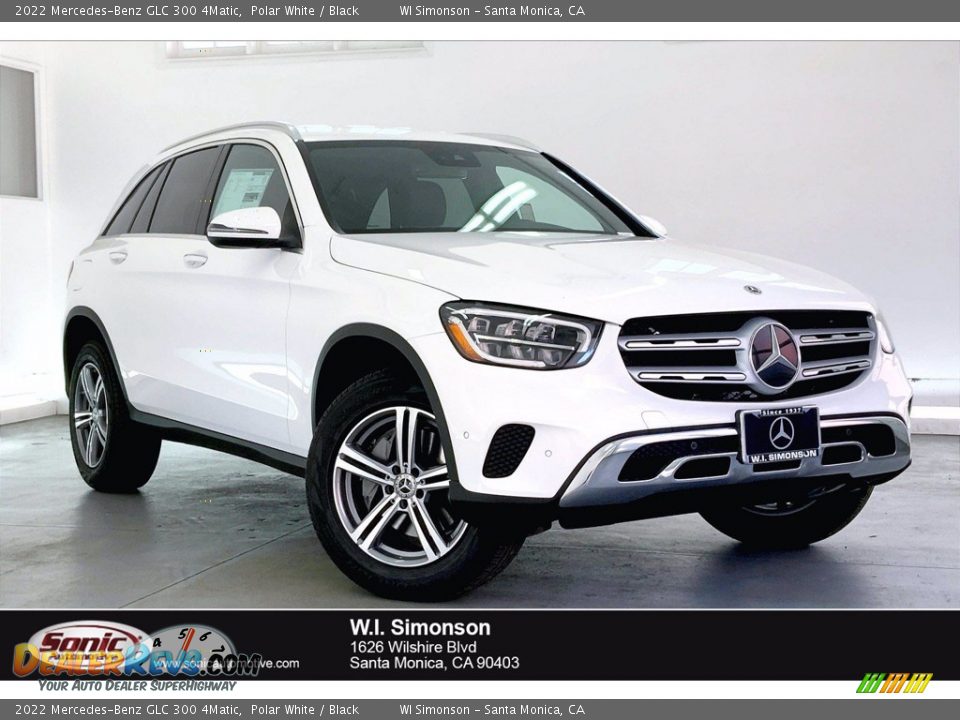 2022 Mercedes-Benz GLC 300 4Matic Polar White / Black Photo #1