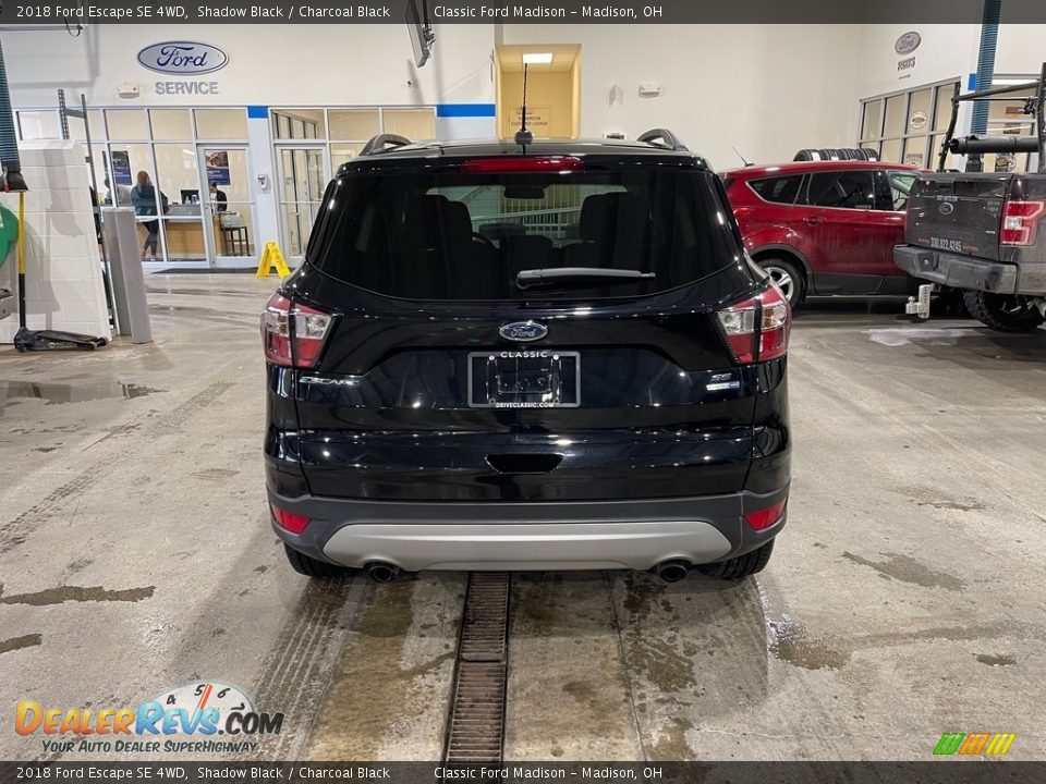 2018 Ford Escape SE 4WD Shadow Black / Charcoal Black Photo #6