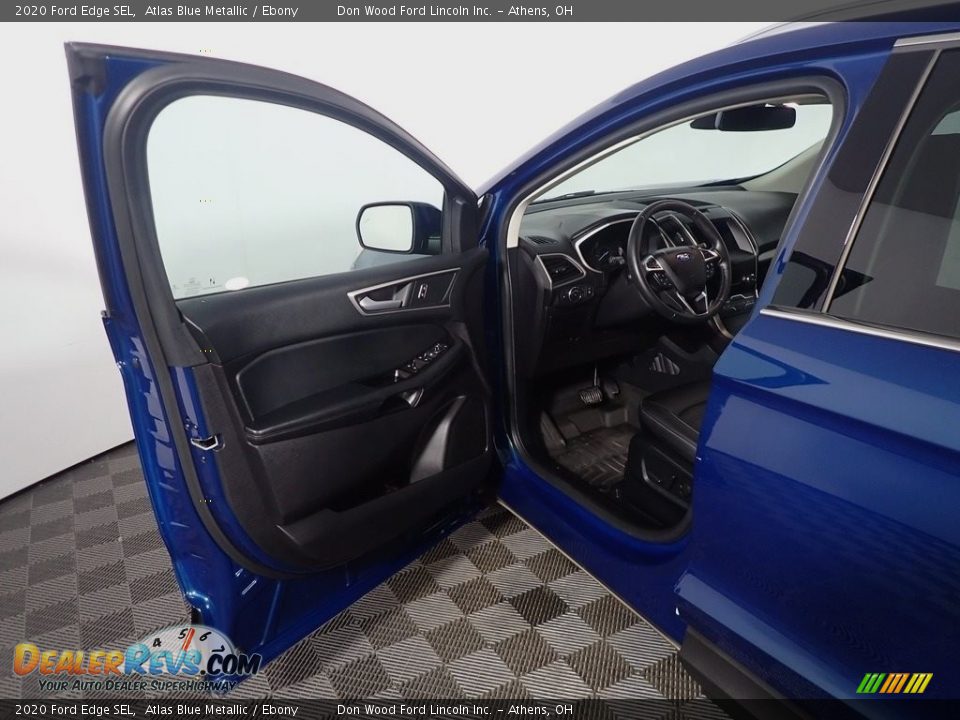2020 Ford Edge SEL Atlas Blue Metallic / Ebony Photo #22