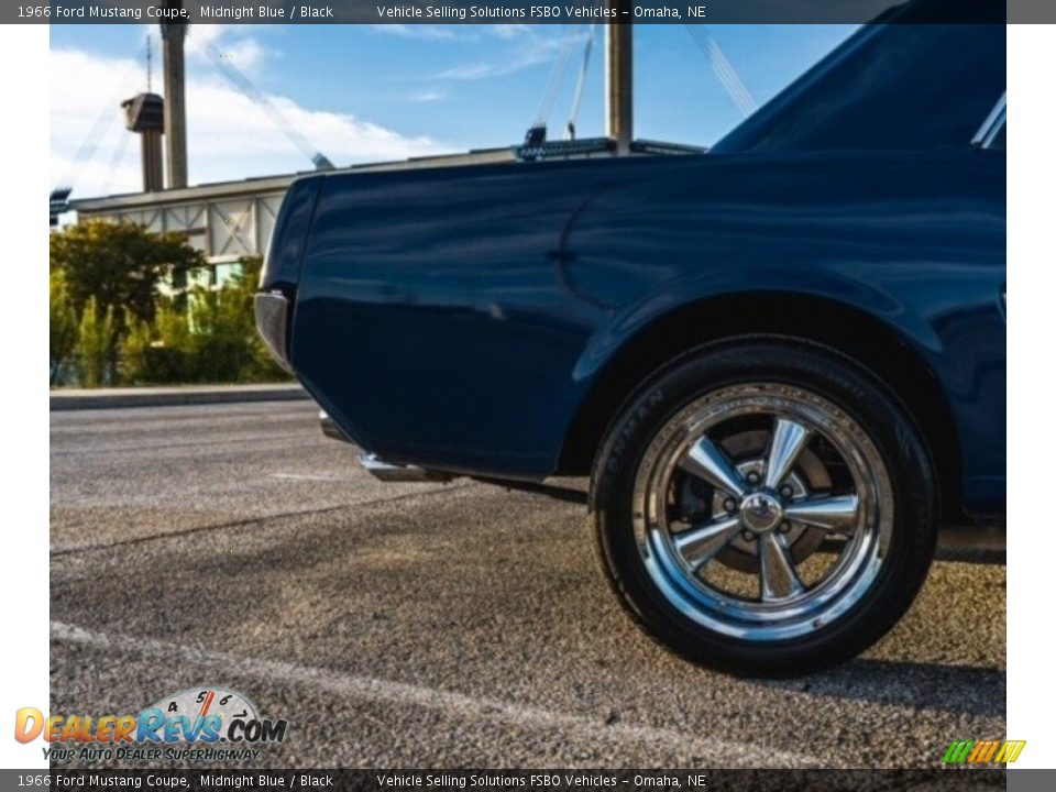1966 Ford Mustang Coupe Midnight Blue / Black Photo #12