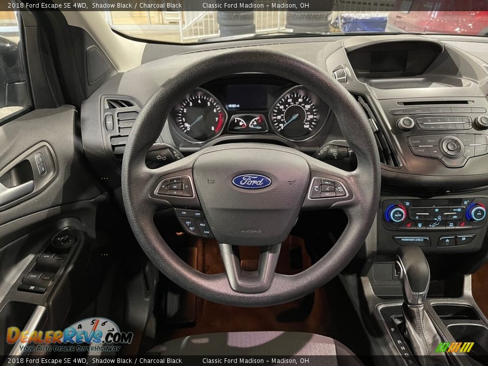 2018 Ford Escape SE 4WD Shadow Black / Charcoal Black Photo #9