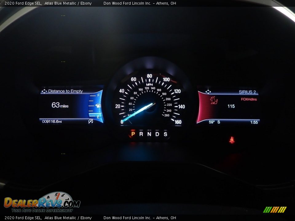 2020 Ford Edge SEL Atlas Blue Metallic / Ebony Photo #30