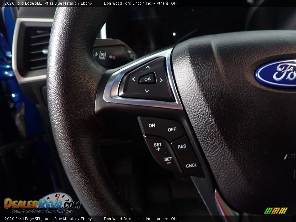 2020 Ford Edge SEL Atlas Blue Metallic / Ebony Photo #31