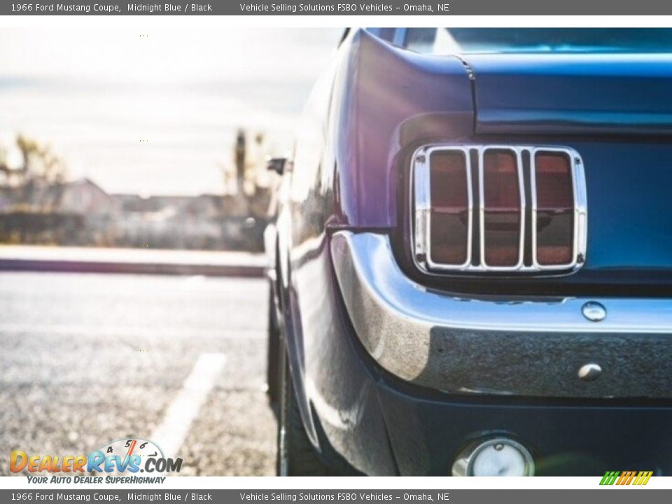 1966 Ford Mustang Coupe Midnight Blue / Black Photo #19