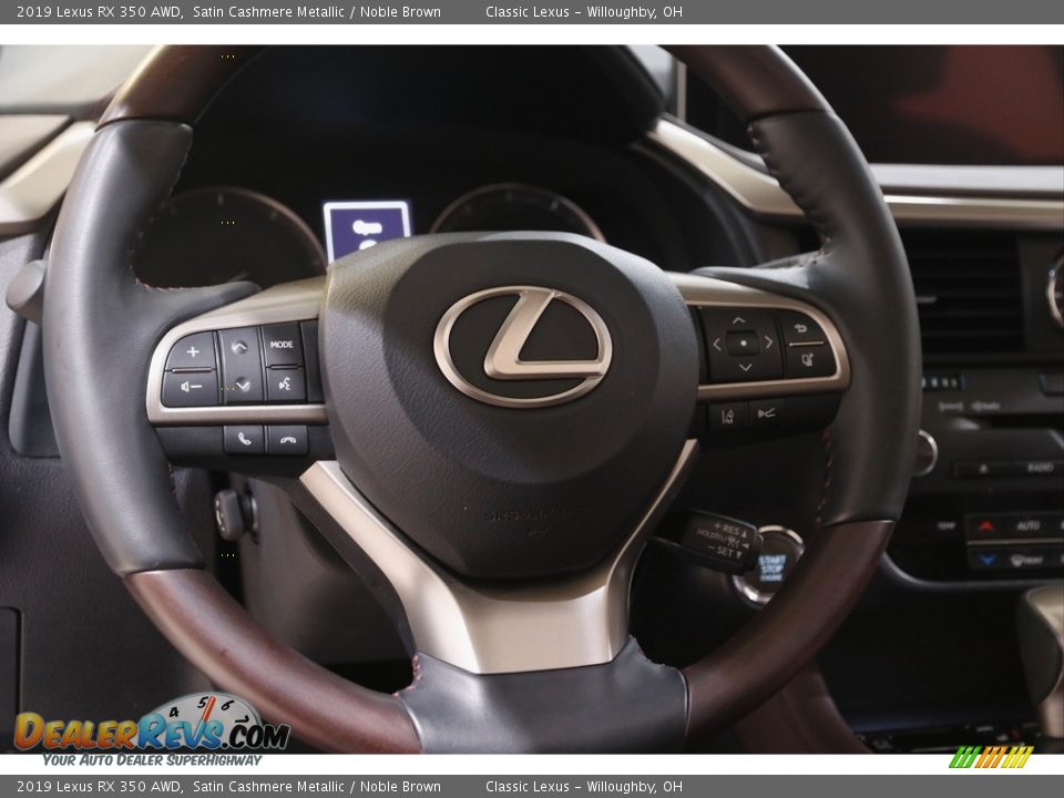 2019 Lexus RX 350 AWD Steering Wheel Photo #7