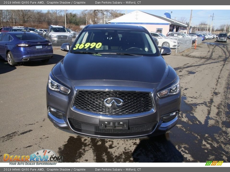 2019 Infiniti QX60 Pure AWD Graphite Shadow / Graphite Photo #2