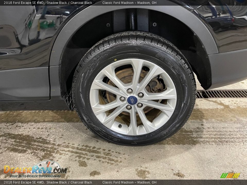 2018 Ford Escape SE 4WD Shadow Black / Charcoal Black Photo #18