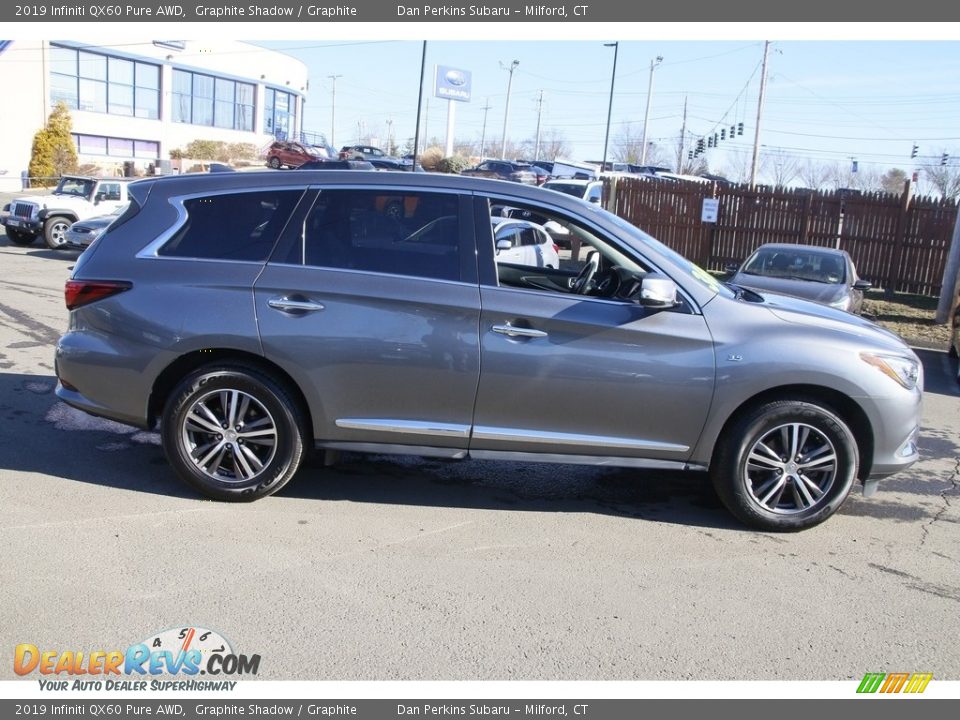 2019 Infiniti QX60 Pure AWD Graphite Shadow / Graphite Photo #4