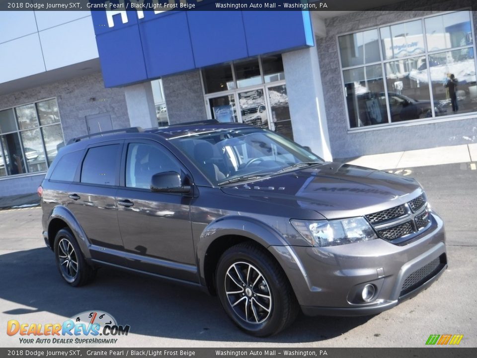 2018 Dodge Journey SXT Granite Pearl / Black/Light Frost Beige Photo #1