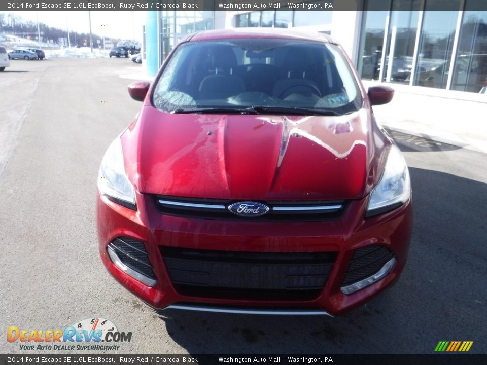 2014 Ford Escape SE 1.6L EcoBoost Ruby Red / Charcoal Black Photo #4