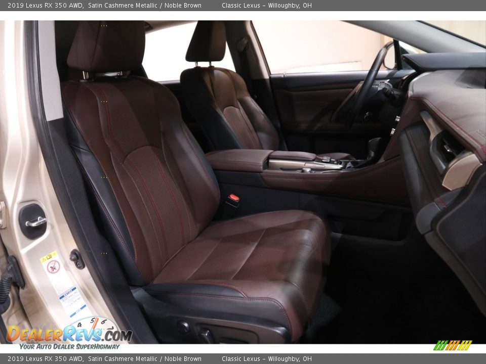 Front Seat of 2019 Lexus RX 350 AWD Photo #17