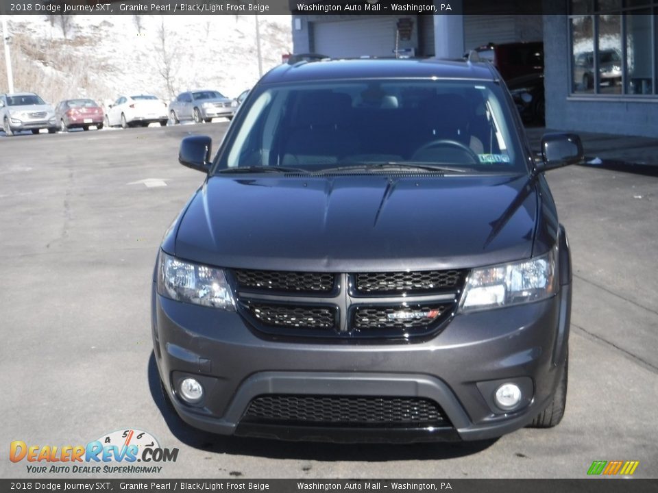 2018 Dodge Journey SXT Granite Pearl / Black/Light Frost Beige Photo #4