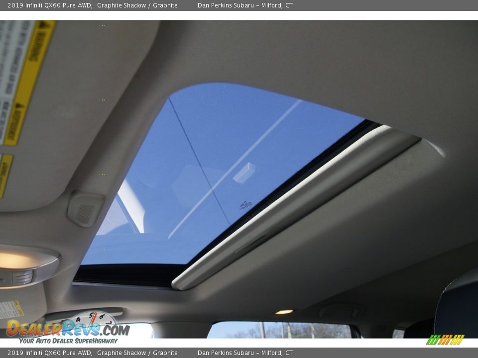 2019 Infiniti QX60 Pure AWD Graphite Shadow / Graphite Photo #11