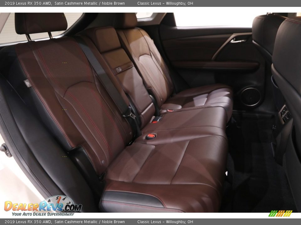 Rear Seat of 2019 Lexus RX 350 AWD Photo #18
