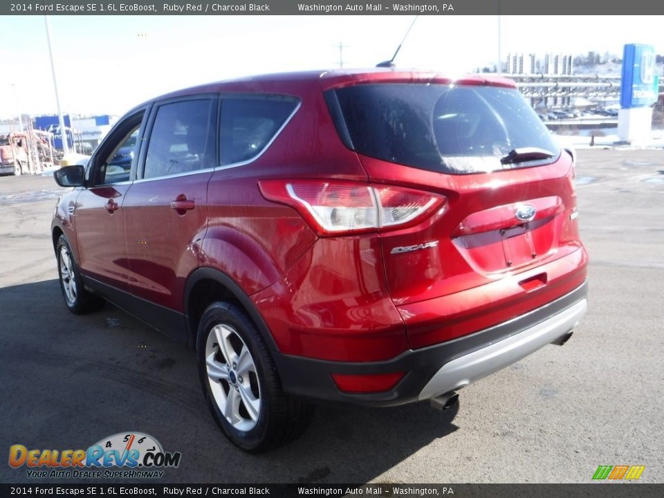 2014 Ford Escape SE 1.6L EcoBoost Ruby Red / Charcoal Black Photo #7