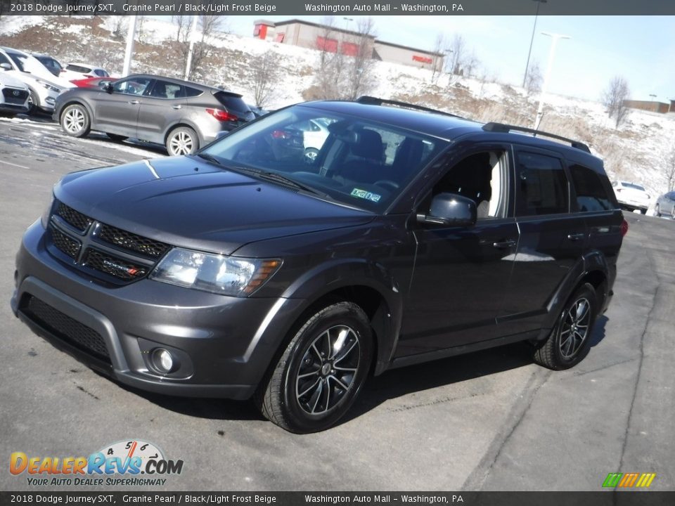 2018 Dodge Journey SXT Granite Pearl / Black/Light Frost Beige Photo #5