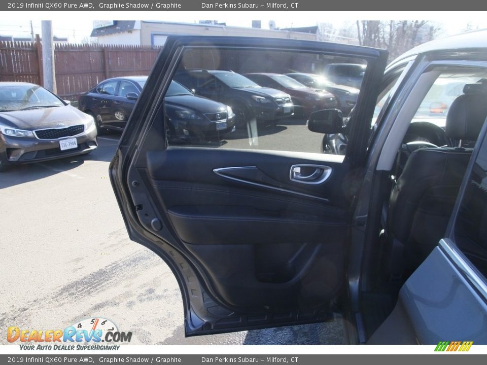2019 Infiniti QX60 Pure AWD Graphite Shadow / Graphite Photo #12