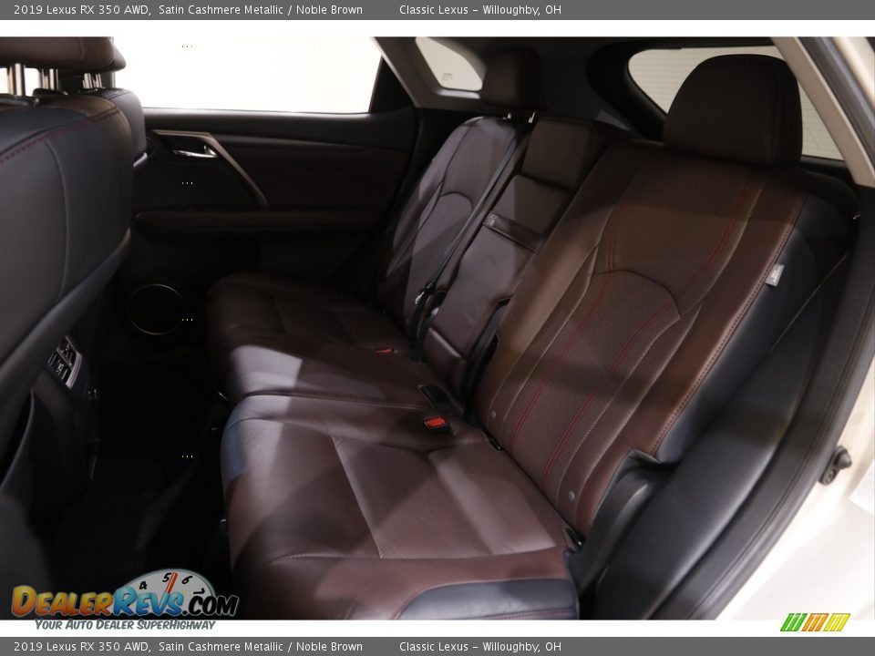 Rear Seat of 2019 Lexus RX 350 AWD Photo #19