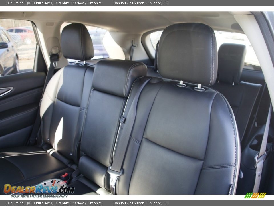 2019 Infiniti QX60 Pure AWD Graphite Shadow / Graphite Photo #13