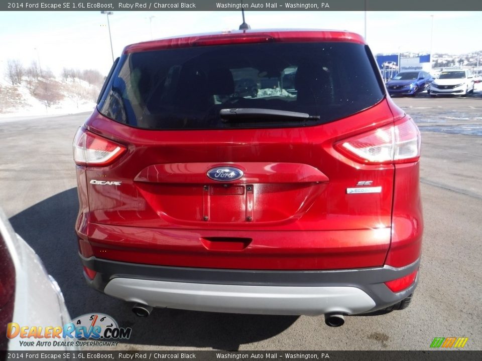2014 Ford Escape SE 1.6L EcoBoost Ruby Red / Charcoal Black Photo #8