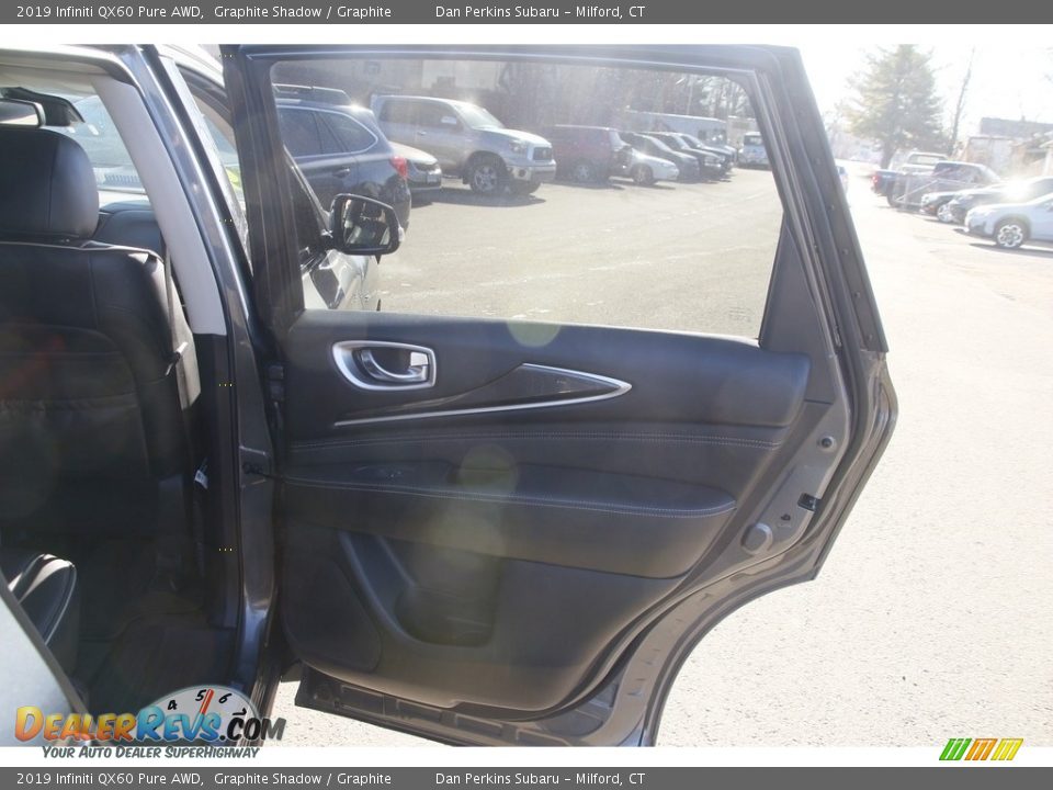 2019 Infiniti QX60 Pure AWD Graphite Shadow / Graphite Photo #15