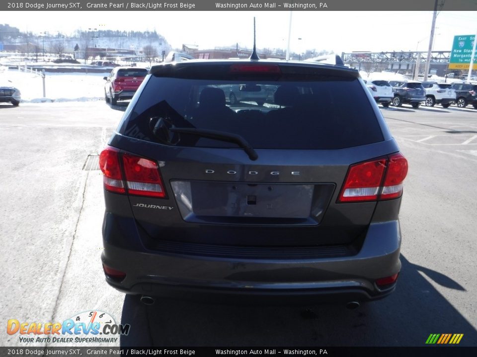 2018 Dodge Journey SXT Granite Pearl / Black/Light Frost Beige Photo #8