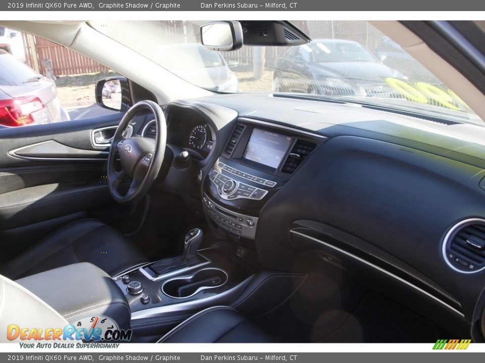 2019 Infiniti QX60 Pure AWD Graphite Shadow / Graphite Photo #16