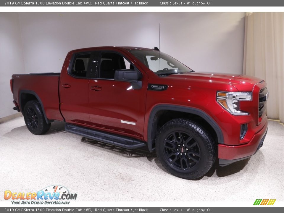 2019 GMC Sierra 1500 Elevation Double Cab 4WD Red Quartz Tintcoat / Jet Black Photo #1