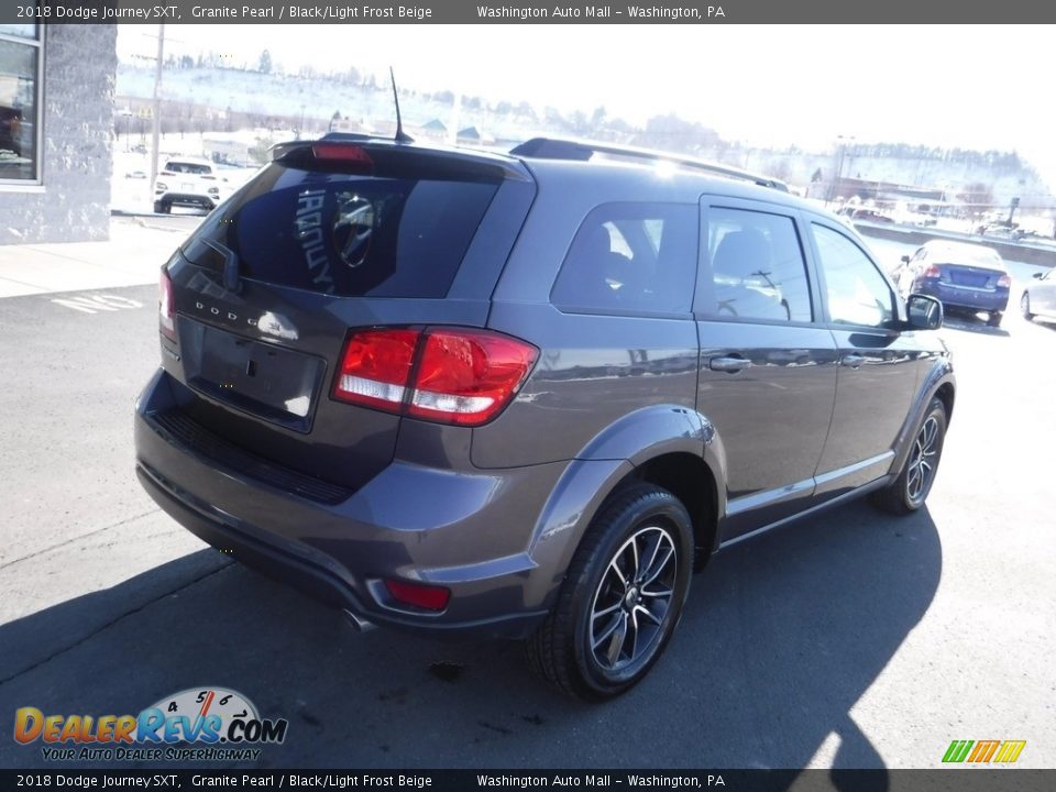 2018 Dodge Journey SXT Granite Pearl / Black/Light Frost Beige Photo #9