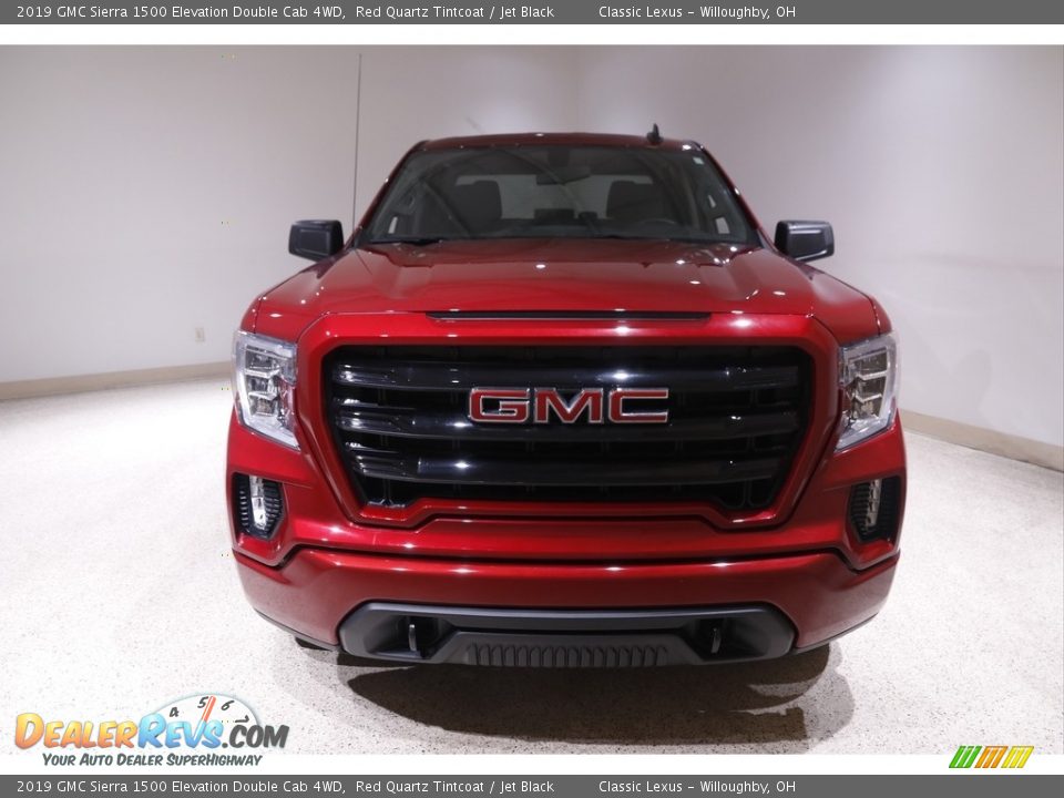 2019 GMC Sierra 1500 Elevation Double Cab 4WD Red Quartz Tintcoat / Jet Black Photo #2