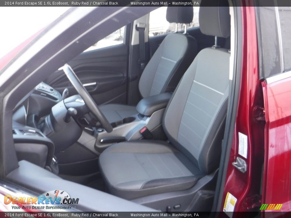2014 Ford Escape SE 1.6L EcoBoost Ruby Red / Charcoal Black Photo #15