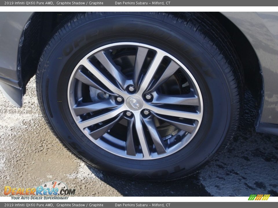 2019 Infiniti QX60 Pure AWD Graphite Shadow / Graphite Photo #23