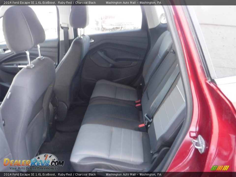 2014 Ford Escape SE 1.6L EcoBoost Ruby Red / Charcoal Black Photo #24