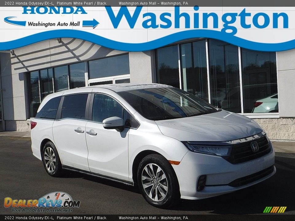 2022 Honda Odyssey EX-L Platinum White Pearl / Black Photo #1