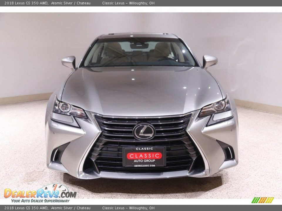 2018 Lexus GS 350 AWD Atomic Silver / Chateau Photo #2