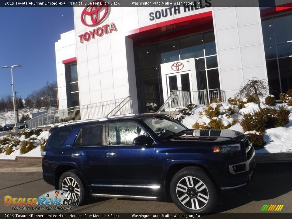 2019 Toyota 4Runner Limited 4x4 Nautical Blue Metallic / Black Photo #2