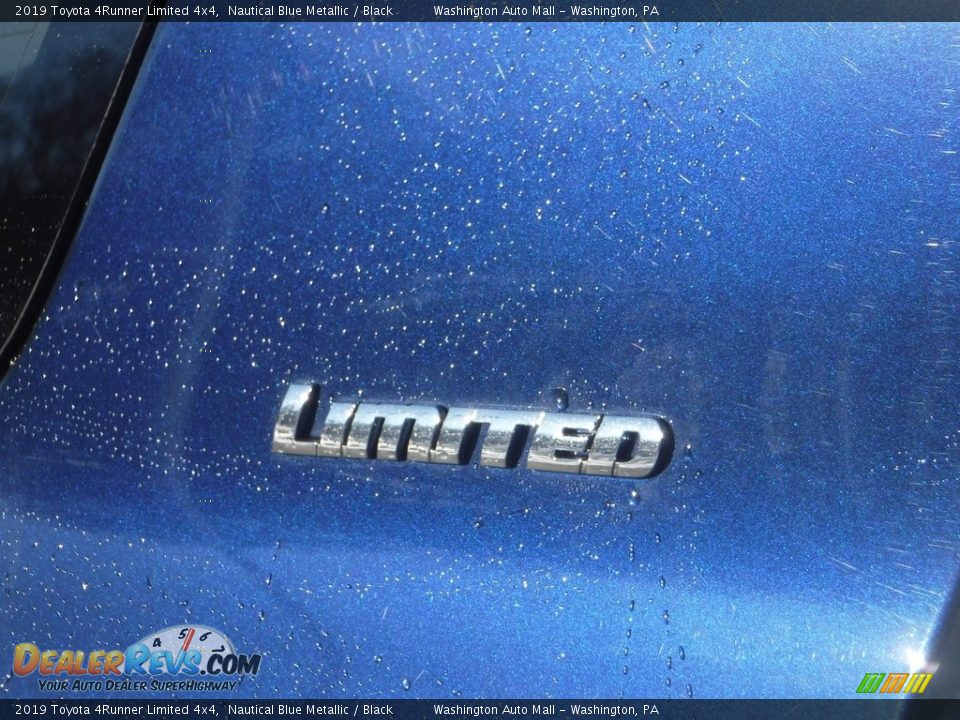 2019 Toyota 4Runner Limited 4x4 Nautical Blue Metallic / Black Photo #12
