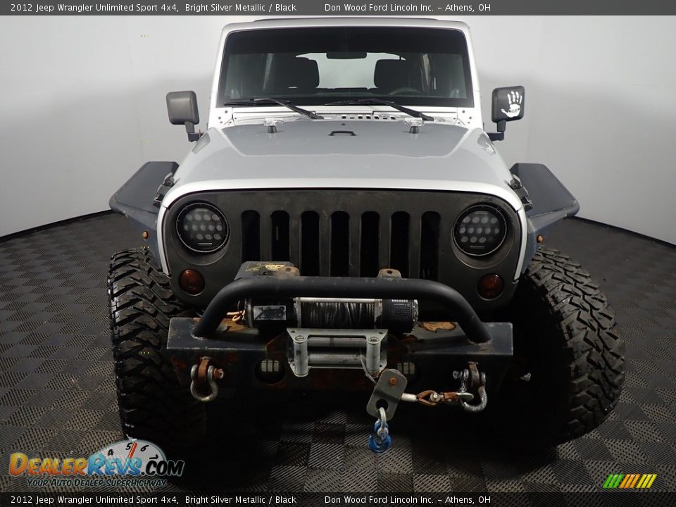 2012 Jeep Wrangler Unlimited Sport 4x4 Bright Silver Metallic / Black Photo #4