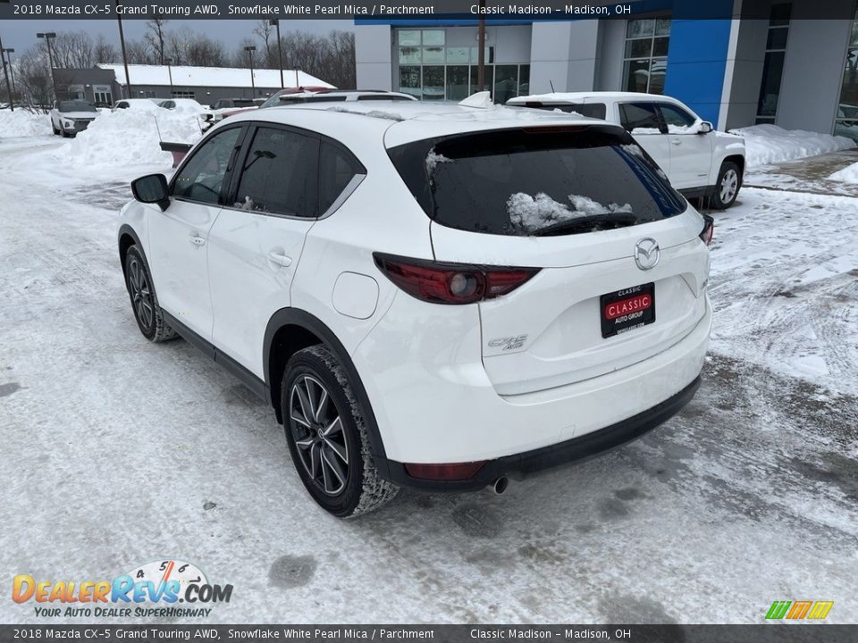 2018 Mazda CX-5 Grand Touring AWD Snowflake White Pearl Mica / Parchment Photo #2