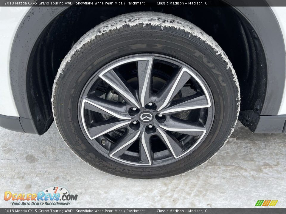 2018 Mazda CX-5 Grand Touring AWD Snowflake White Pearl Mica / Parchment Photo #5