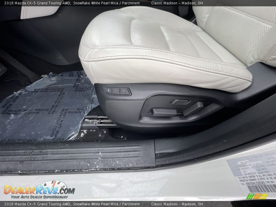 2018 Mazda CX-5 Grand Touring AWD Snowflake White Pearl Mica / Parchment Photo #7