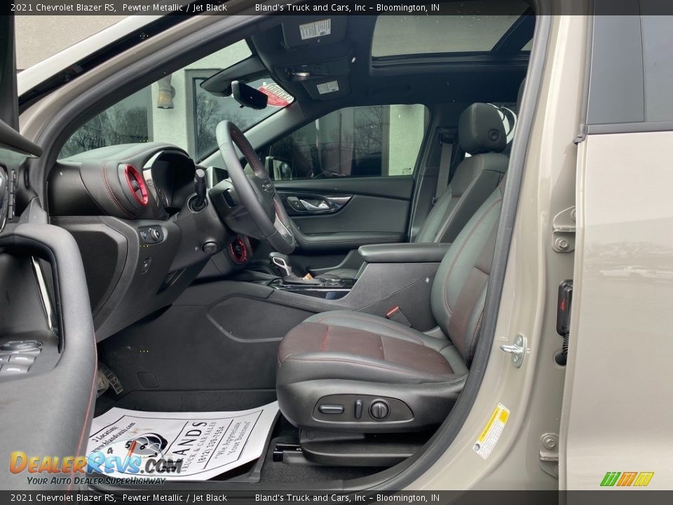 Jet Black Interior - 2021 Chevrolet Blazer RS Photo #14