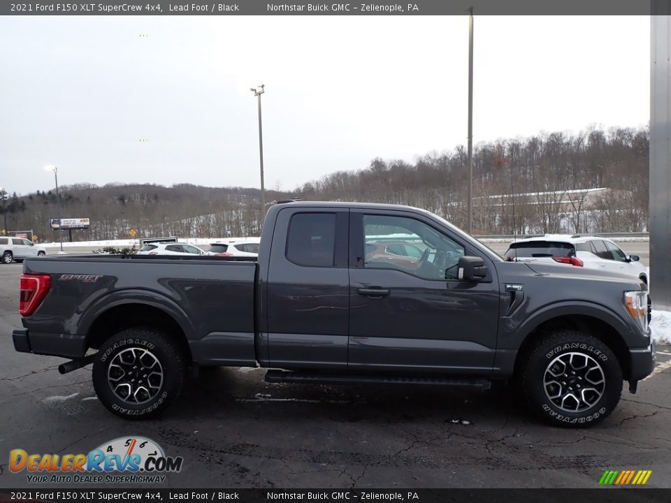 2021 Ford F150 XLT SuperCrew 4x4 Lead Foot / Black Photo #5