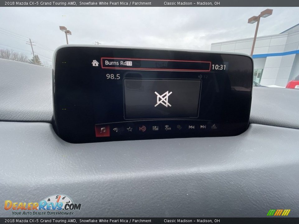 2018 Mazda CX-5 Grand Touring AWD Snowflake White Pearl Mica / Parchment Photo #11