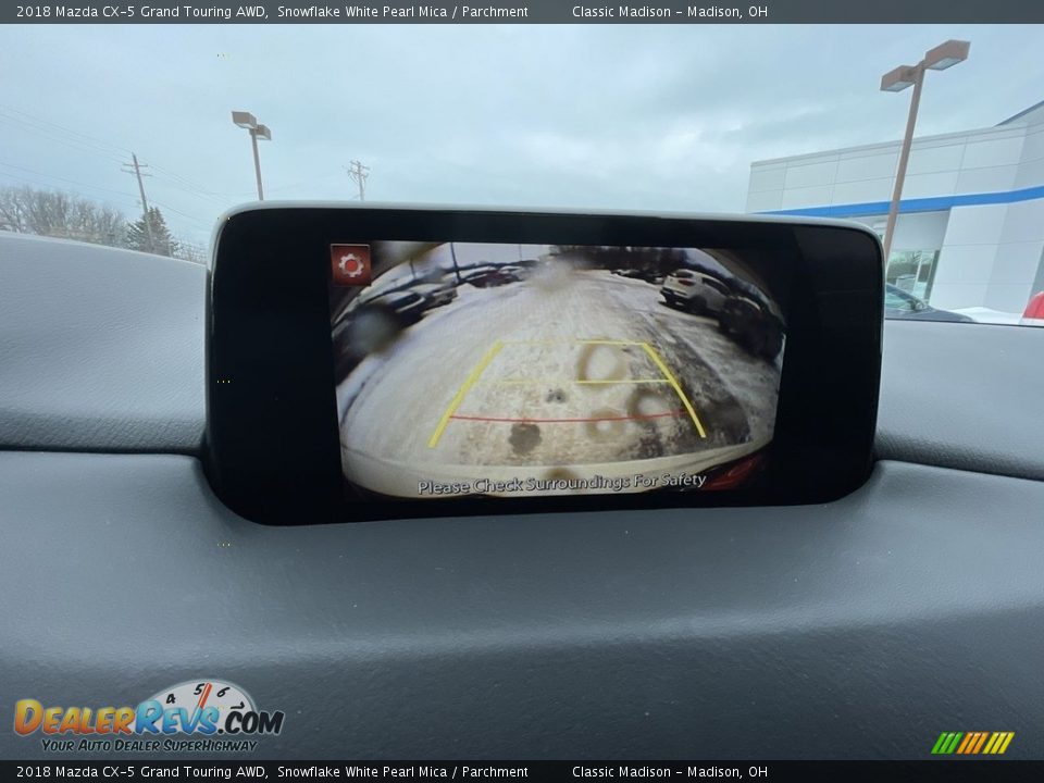 2018 Mazda CX-5 Grand Touring AWD Snowflake White Pearl Mica / Parchment Photo #12