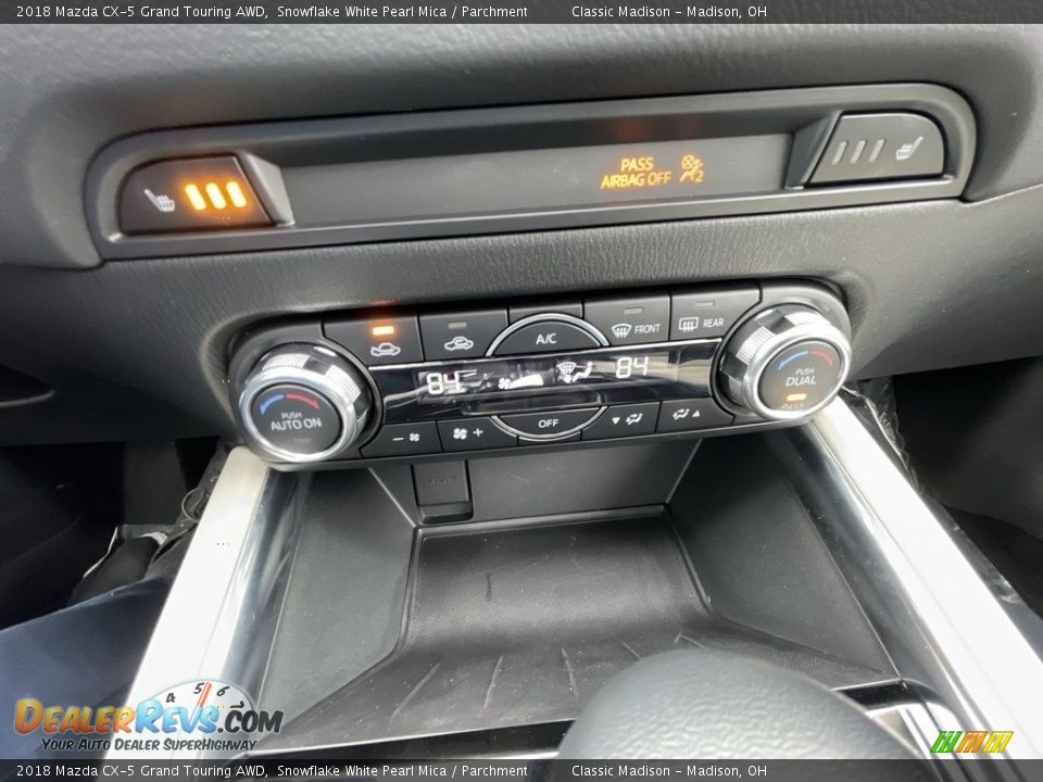 2018 Mazda CX-5 Grand Touring AWD Snowflake White Pearl Mica / Parchment Photo #13
