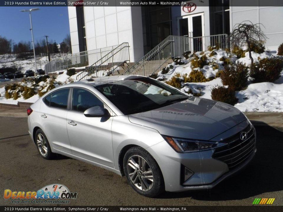 2019 Hyundai Elantra Value Edition Symphony Silver / Gray Photo #1