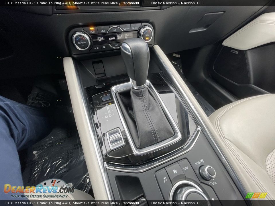2018 Mazda CX-5 Grand Touring AWD Snowflake White Pearl Mica / Parchment Photo #14