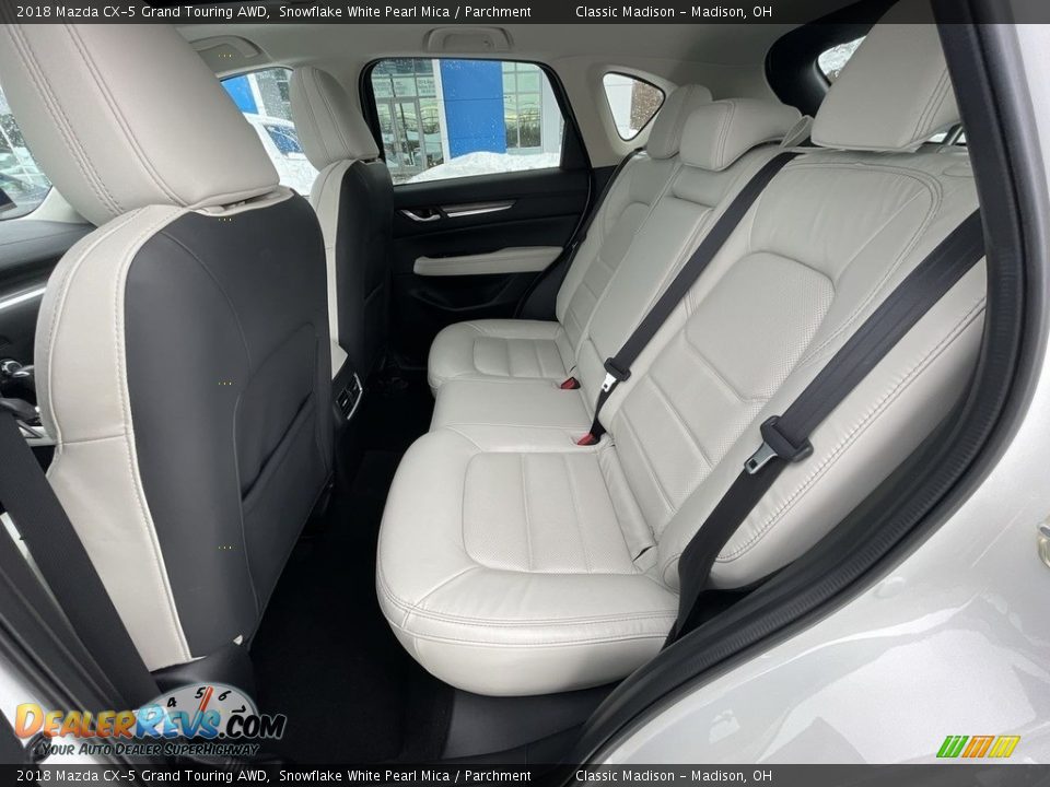 2018 Mazda CX-5 Grand Touring AWD Snowflake White Pearl Mica / Parchment Photo #17