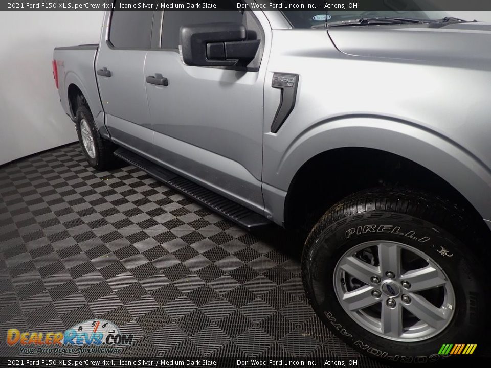 2021 Ford F150 XL SuperCrew 4x4 Iconic Silver / Medium Dark Slate Photo #6